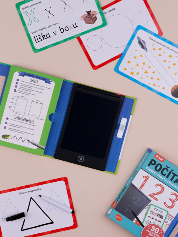 ELLA & MAX Čarobni tablet i kartice koje se mogu brisati - Prva SKULPTURA