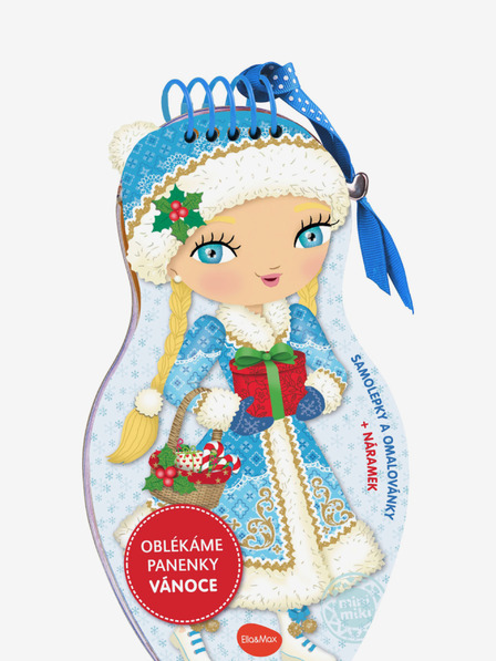 ELLA & MAX Oblačimo lutke BOŽIĆ - Bojanka