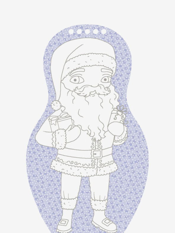 ELLA & MAX Oblačimo lutke BOŽIĆ - Bojanka