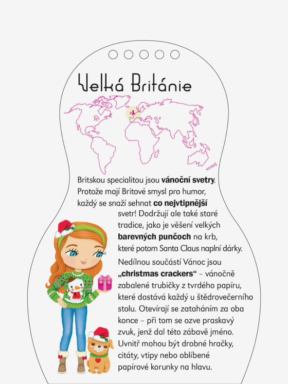 ELLA & MAX Oblačimo lutke BOŽIĆ - Bojanka