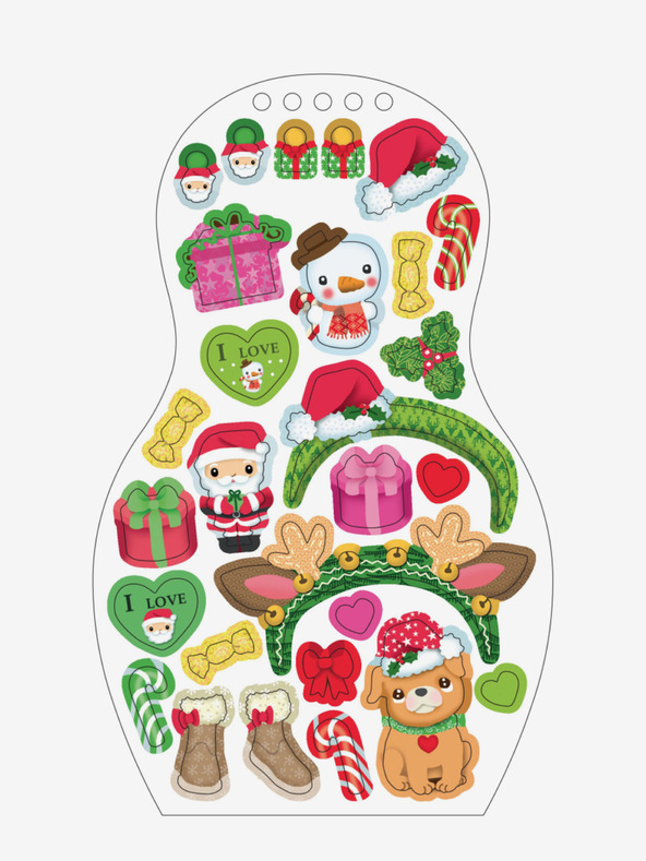 ELLA & MAX Oblačimo lutke BOŽIĆ - Bojanka