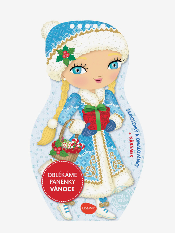 ELLA & MAX Oblačimo lutke BOŽIĆ - Bojanka