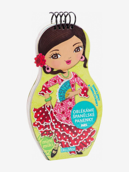 ELLA & MAX Oblačimo španjolske Ines lutke - bojanke