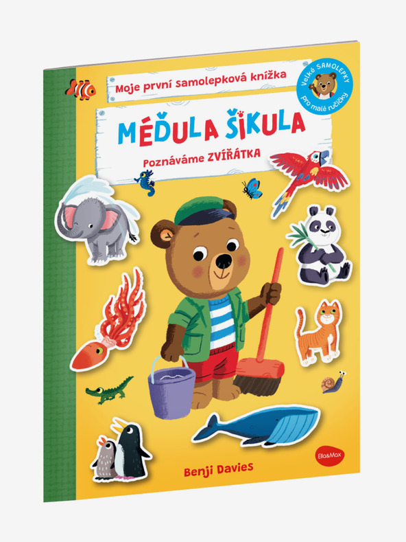 ELLA & MAX MÉďULA ŠIKULA: UPOZNAVANJE ŽIVOTINJA - Knjiga naljepnica
