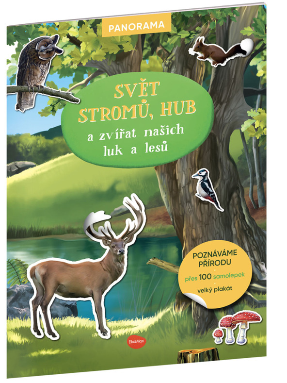 ELLA & MAX SVIJET DRVEĆA, gljiva i životinja naših livada i šuma - Knjižica s plakatom i naljepnicama