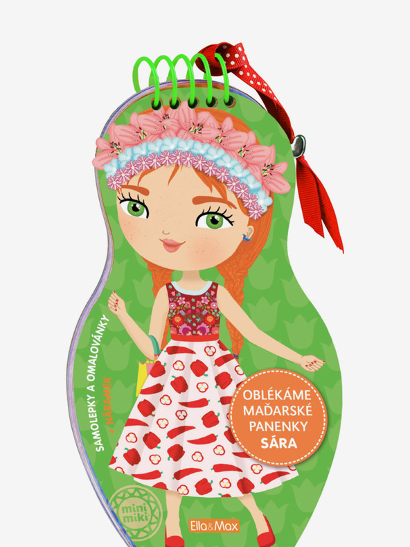 ELLA & MAX Oblačimo mađarske SÁRA lutke - Bojanke