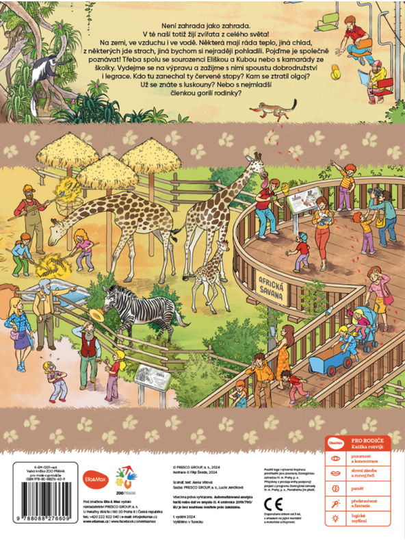 ELLA & MAX ZOO PRAG, velika knjiga za male pripovjedače