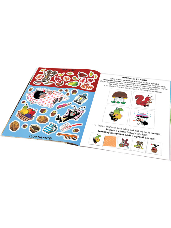 ELLA & MAX KRTEK i JESEN - Knjiga naljepnica