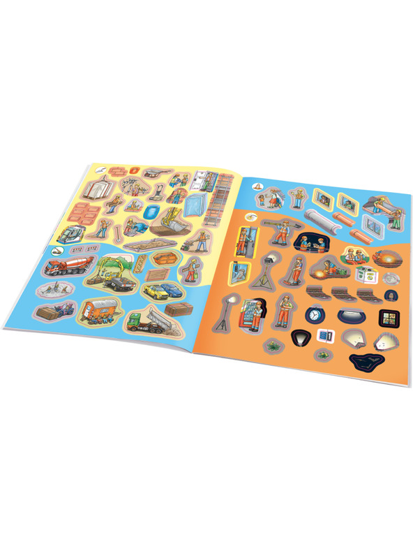 ELLA & MAX Moja prva knjiga naljepnica - GRAĐEVINSKI STROJEVI