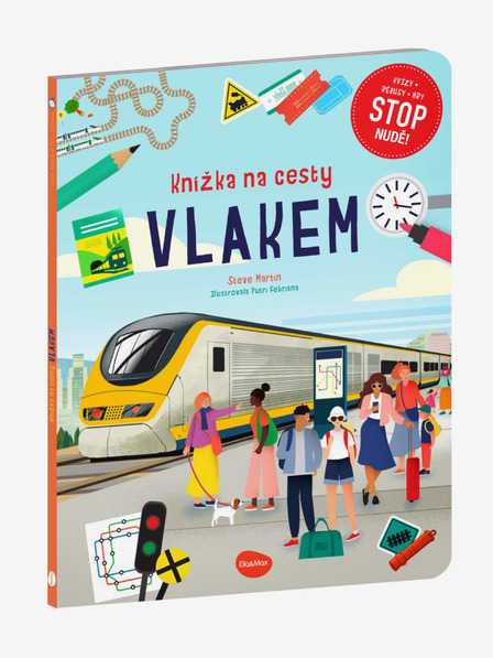 ELLA & MAX Knjiga za putovanje VLAKOM – Stop dosadi: kvizovi, zagonetke, igre