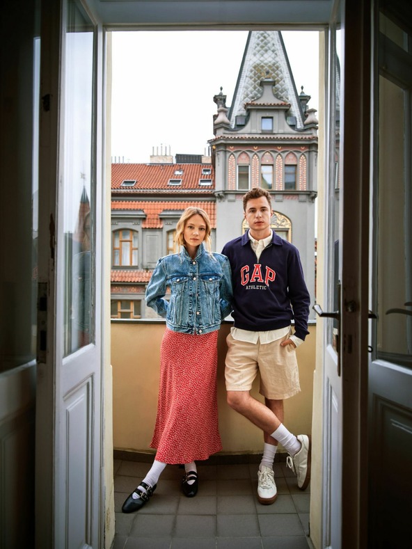 GAP Cvjetna maxi haljina Americana GAP