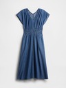GAP Chambray maxi haljina s džepovima GAP
