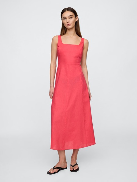 GAP GAP lanena midi haljina