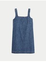 Marks & Spencer Marks & Spencer mornarsko plava teksasna haljina od čistog pamuka