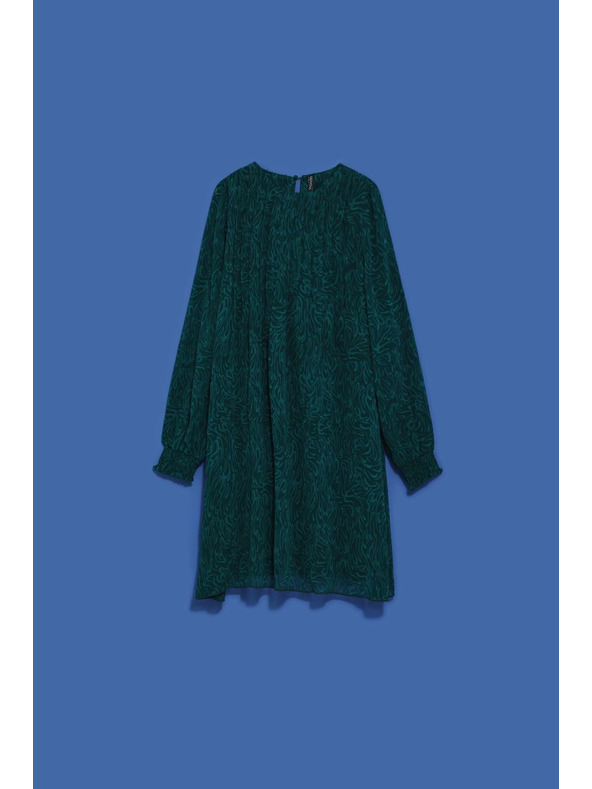 Moodo Moodo zelena ženska haljina