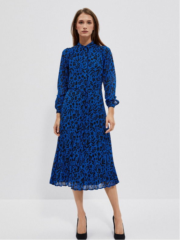 Moodo Crno-plava ženska cvjetna haljina marke Moodo