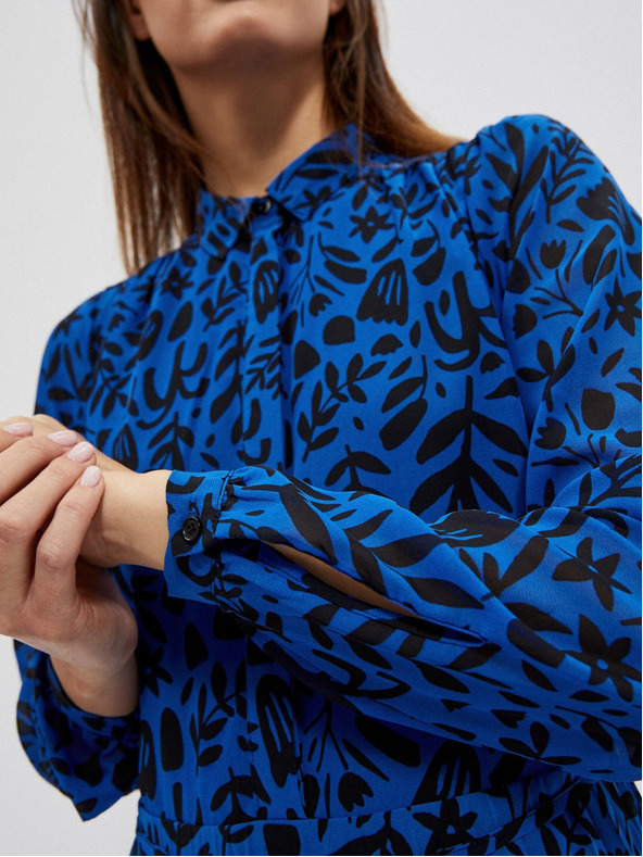 Moodo Crno-plava ženska cvjetna haljina marke Moodo