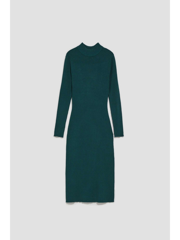 Moodo Moodo zelena ženska haljina