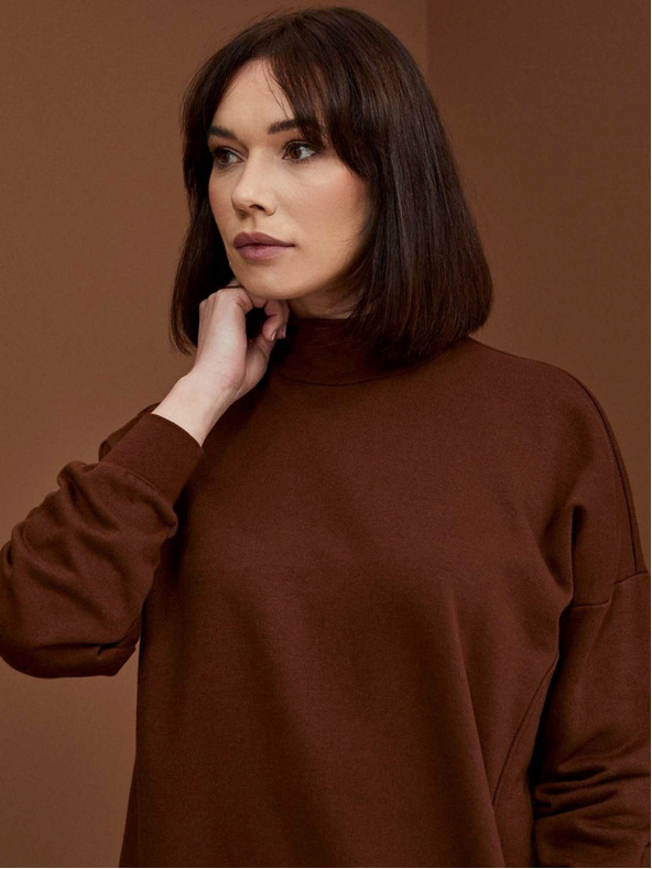 Moodo Smeđa ženska haljina Moodo