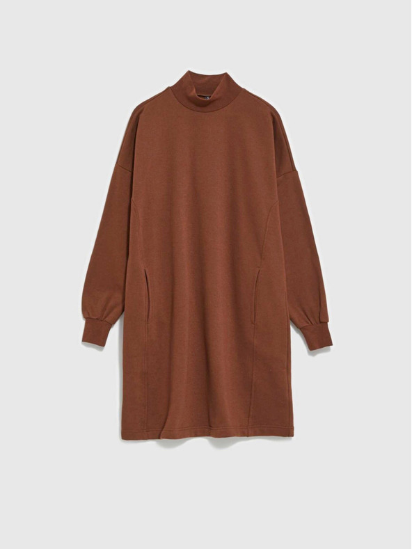 Moodo Smeđa ženska haljina Moodo