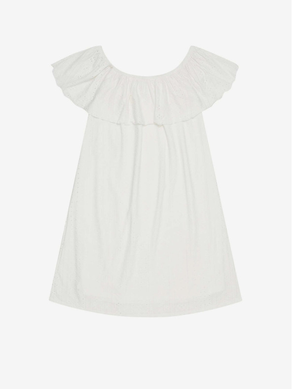 Moodo Bijela ženska haljina Moodo