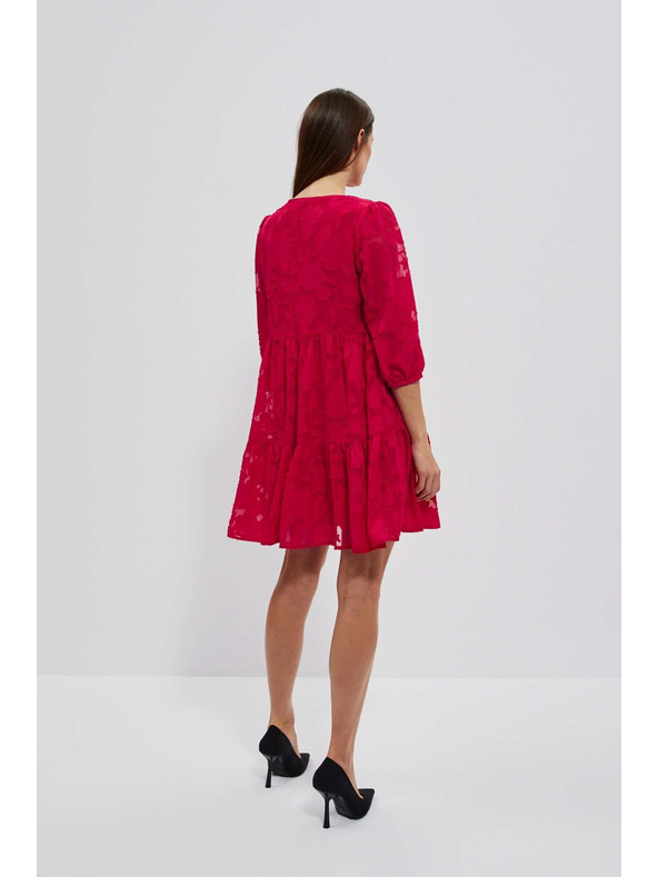 Moodo Moodo roza ženska haljina