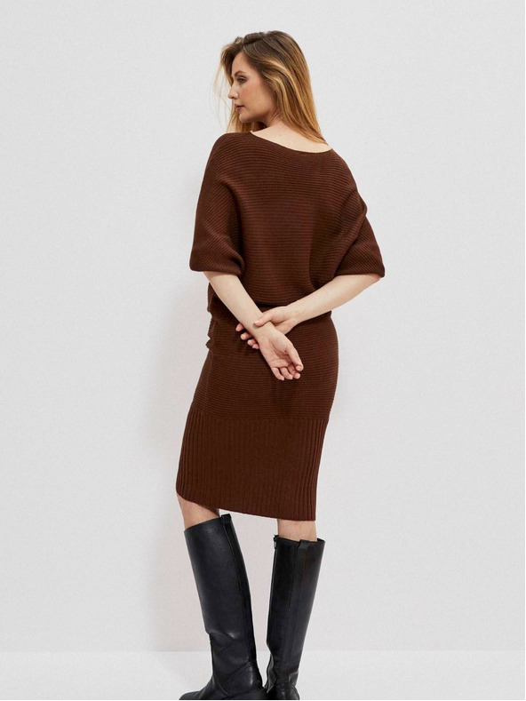 Moodo Smeđa ženska haljina Moodo