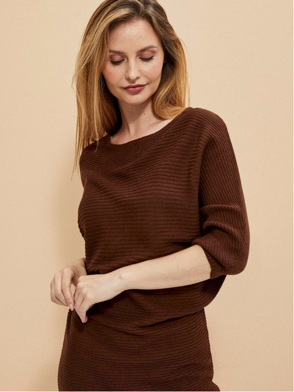 Moodo Smeđa ženska haljina Moodo