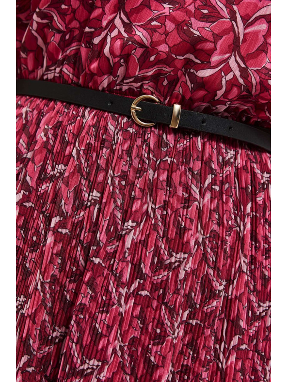 Moodo Moodo roza ženska cvjetna haljina