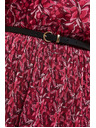 Moodo Moodo roza ženska cvjetna haljina