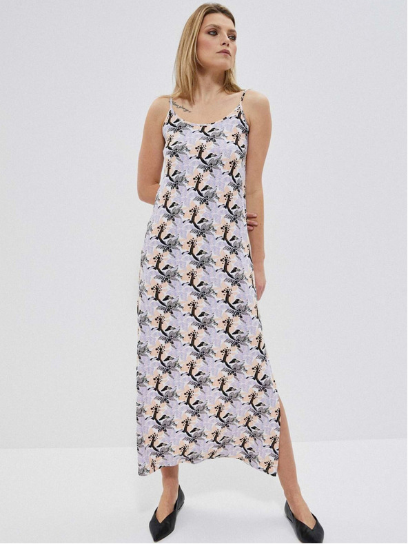 Moodo Moodo ljubičasta ženska cvjetna haljina