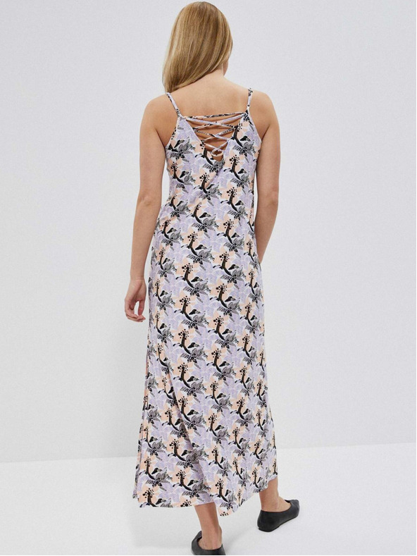 Moodo Moodo ljubičasta ženska cvjetna haljina