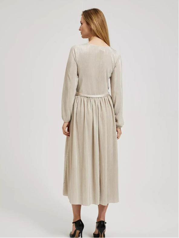 Moodo Ženska bež haljina MOODO