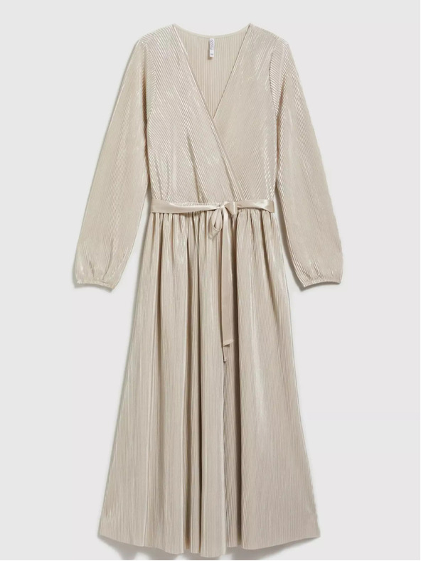 Moodo Ženska bež haljina MOODO