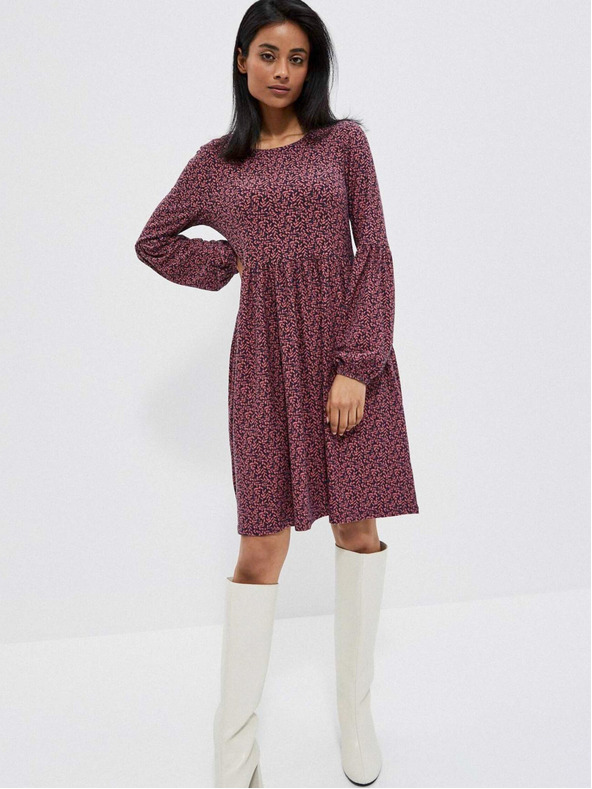 Moodo Moodo roza ženska cvjetna haljina