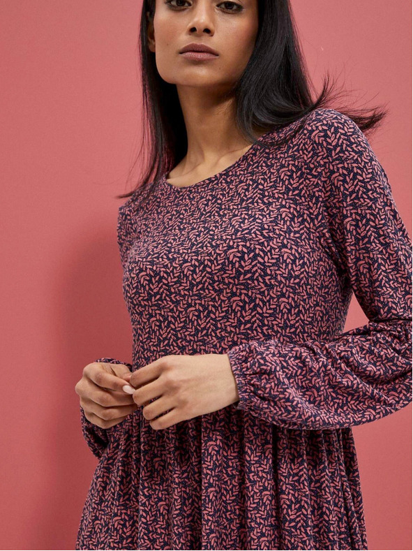 Moodo Moodo roza ženska cvjetna haljina