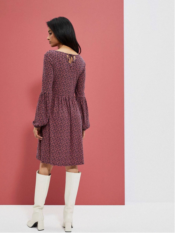 Moodo Moodo roza ženska cvjetna haljina