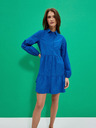 Moodo Moodo plava ženska košulja haljina