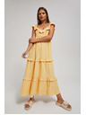 Moodo Žuta ženska haljina Moodo