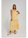 Moodo Žuta ženska haljina Moodo