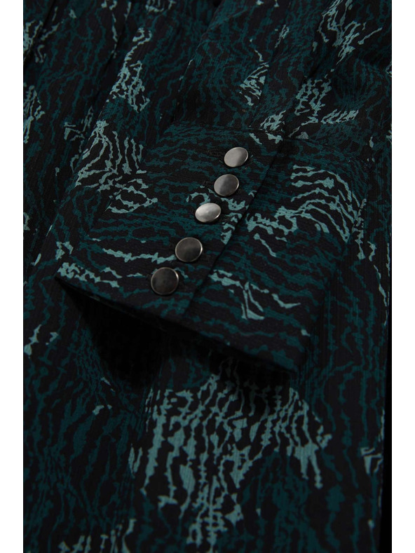 Moodo Moodo zelena ženska haljina