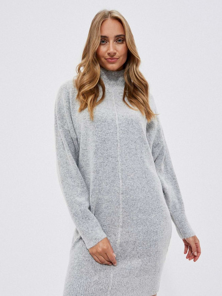 Moodo Svijetlo siva ženska haljina Moodo