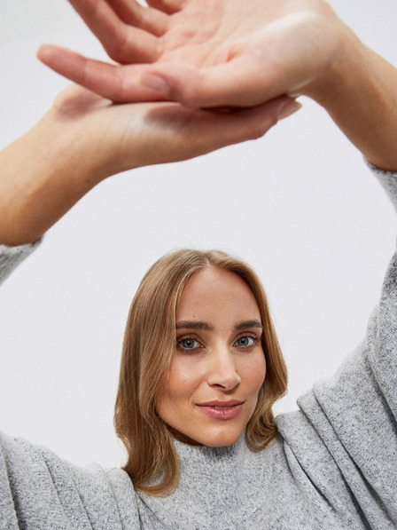 Moodo Svijetlo siva ženska haljina Moodo