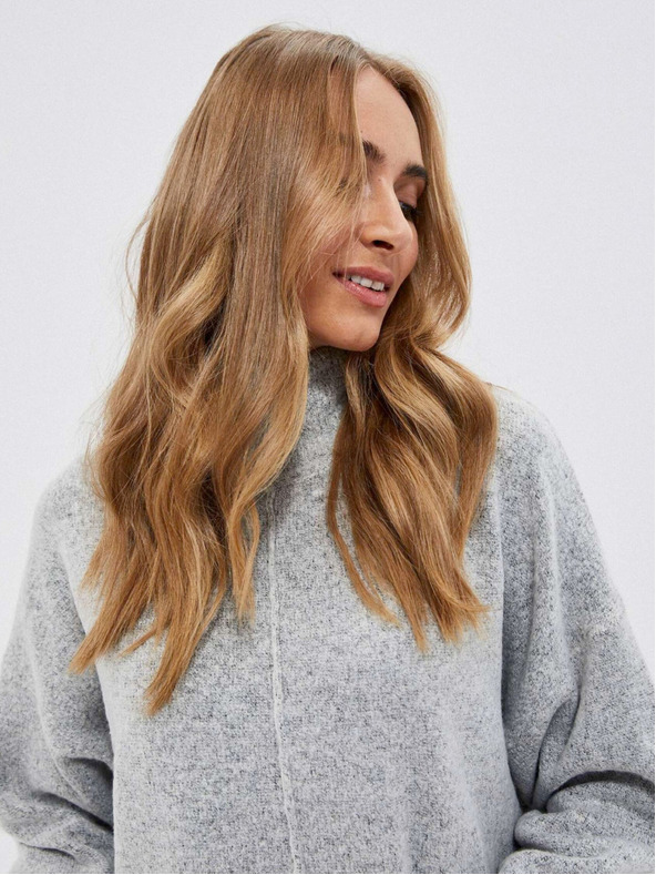 Moodo Svijetlo siva ženska haljina Moodo