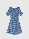 Moodo Moodo ženska plava cvjetna haljina