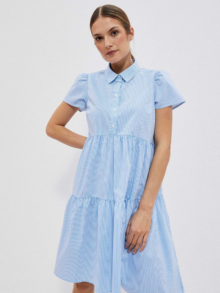 Moodo Ženska košulja na bijele i plave pruge Moodo