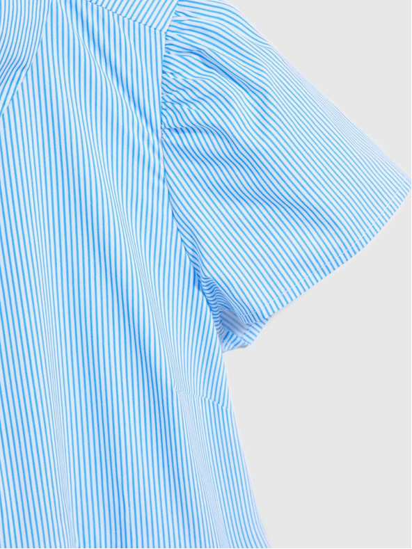 Moodo Ženska košulja na bijele i plave pruge Moodo