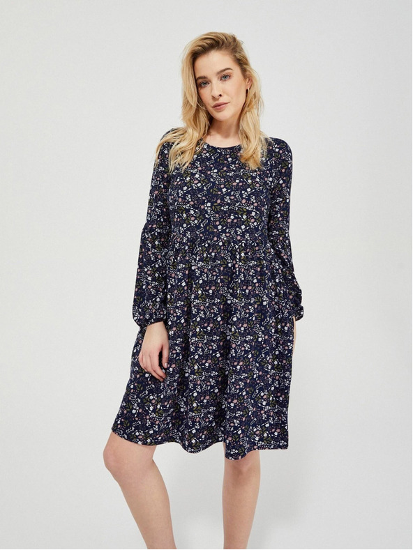 Moodo Tamno plava ženska cvjetna haljina marke Moodo
