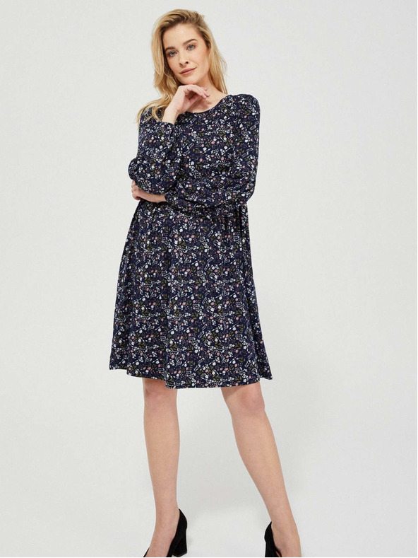 Moodo Tamno plava ženska cvjetna haljina marke Moodo