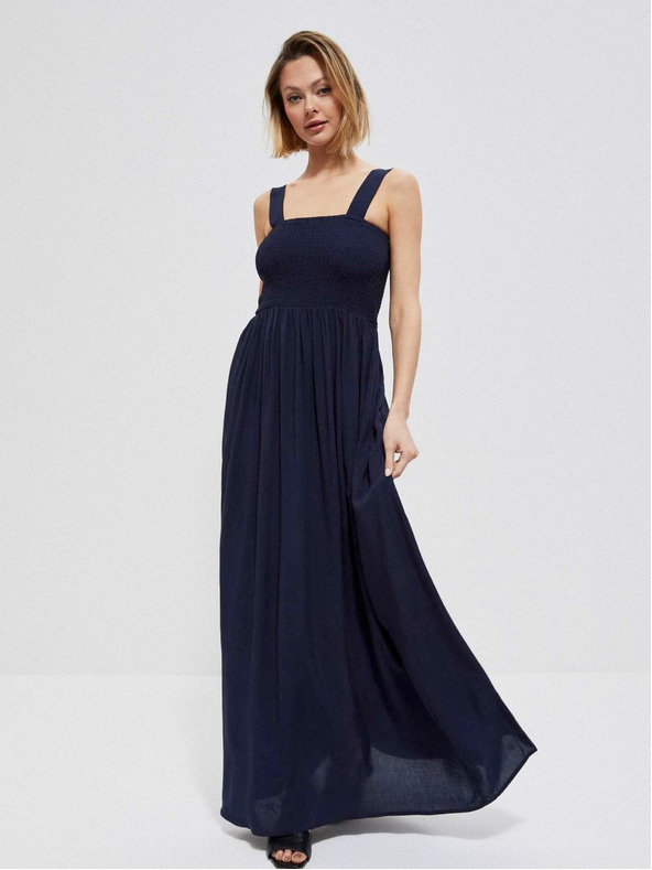 Moodo Moodo tamnoplava ženska haljina